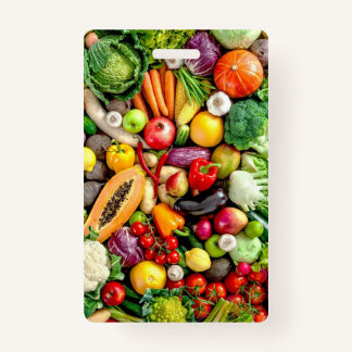 Veggie Vibes Chopping Board ID Badge