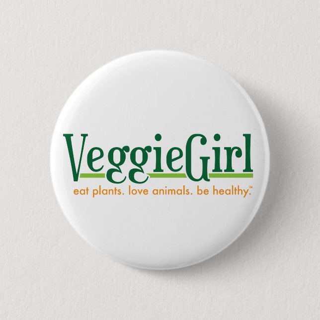 VeggieGirl Button (Front)