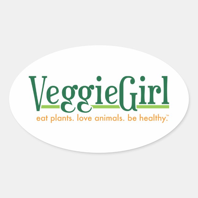 VeggieGirl Sticker (Front)