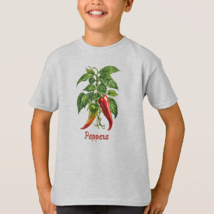 Veggies 12 peppers, food, veggies, vegan, farmer T-Shirt