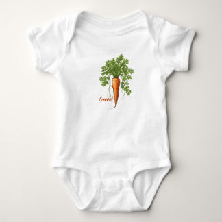 Veggies 19 carrots, veggies, food, gardener, vegan baby bodysuit