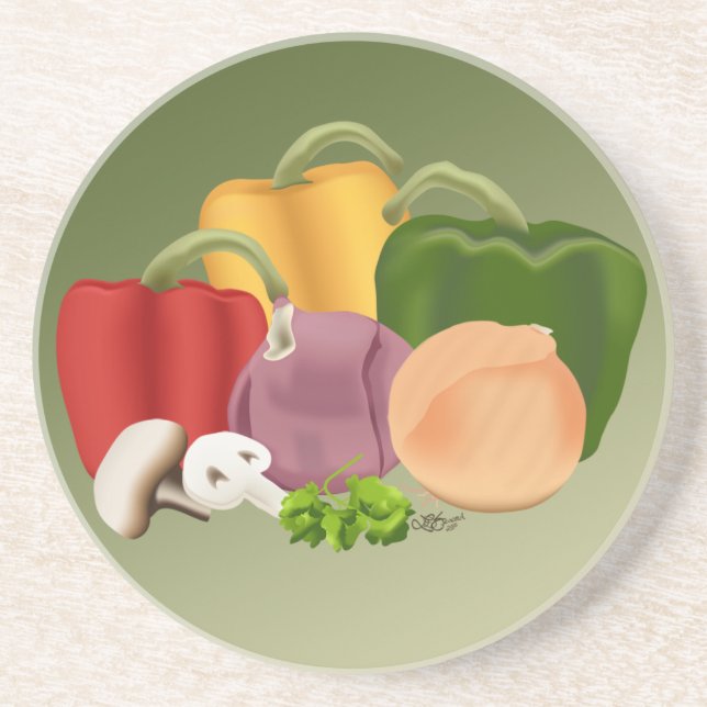 Veggies Coaster (Front)
