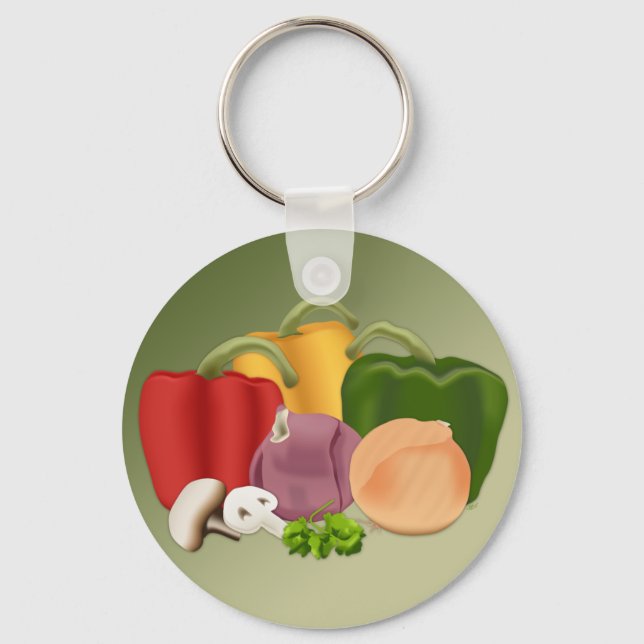 Veggies Key Ring (Front)