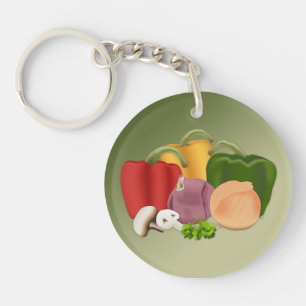 Veggies Key Ring