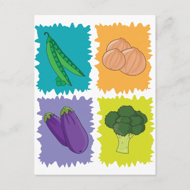Veggies Postcard (Front)