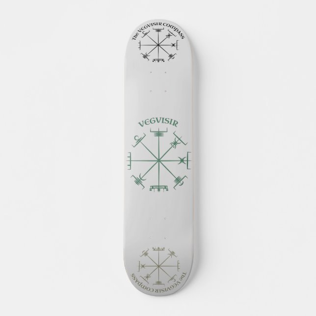Vegvisir Compass Skateboard (Front)