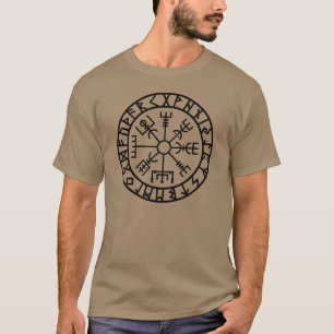 Vegvisir, Icelandic Compass, Runes, Protection T-Shirt