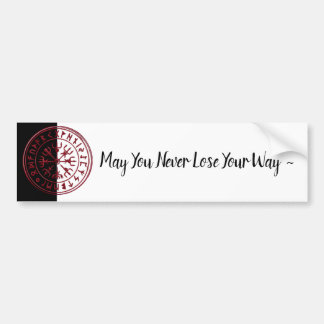 Vegvisir (Reddish) Bumper Sticker