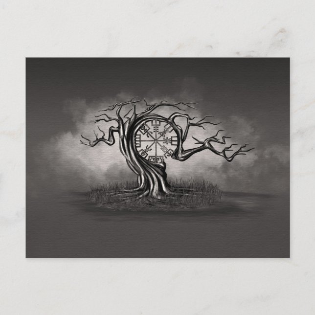 Vegvisir Tree Postcard (Front)