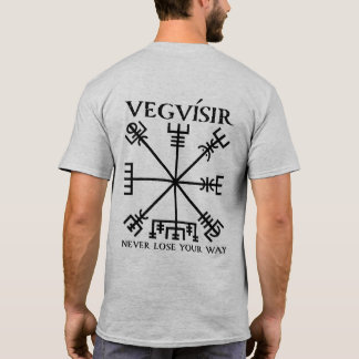 Vegvisir "Viking compass" (black) T-Shirt