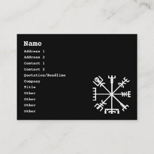 Vegvísir (Viking Compass) Business Card