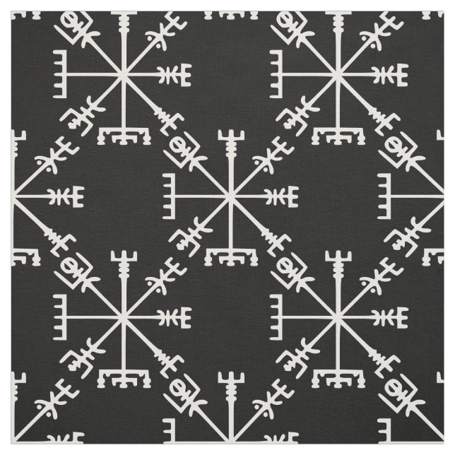 Vegvísir (Viking Compass) Fabric (Swatch)