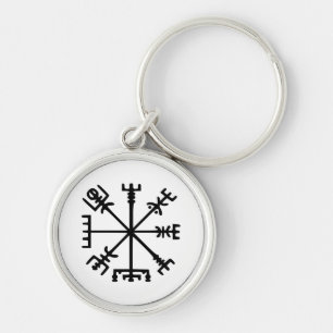 Vegvísir (Viking Compass) Key Ring