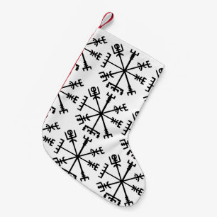 Vegvísir (Viking Compass) Small Christmas Stocking