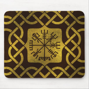 Vegvisir - Viking  Navigation Compass Mouse Pad