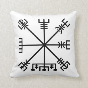 Vegvisir Viking Symbol Cushion