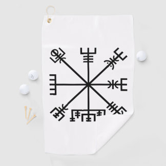 Vegvisir Viking Symbol Golf Towel