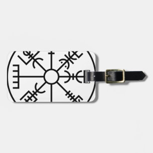 vegvisir Viking Symbol Norse Shield Odin Luggage Tag