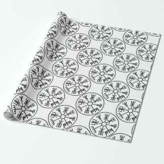 vegvisir Viking Symbol Norse Shield Odin Wrapping Paper