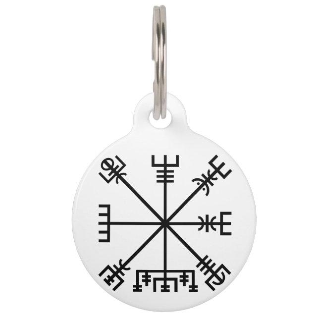 Vegvisir Viking Symbol Pet Tag (Front)