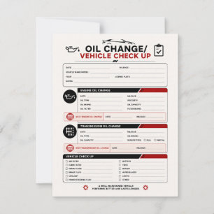 Vehicle Care Check Card