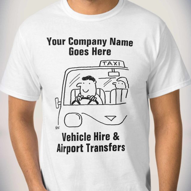 Vehicle Hire & Taxi Airport Services Taxi Driver T-Shirt (Creator Uploaded)