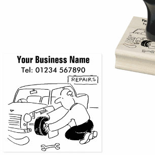 Vehicle Repairs & Car Servicing Stamp