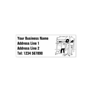 Vehicle Repairs & Servicing Self-inking Stamp
