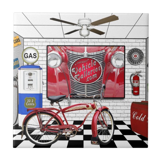 VehicleGalleries.com gifts Tile (Front)