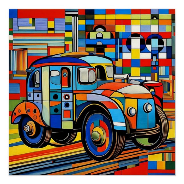 Vehicles on wheels 3 poster (Front)