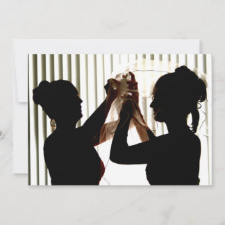 Veil Adjust Bride Outline Photograph Design