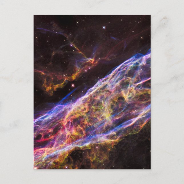 Veil Nebula Supernova Remnant Phone Wallet Postcard (Front)