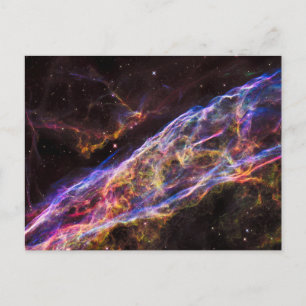 Veil Nebula Supernova Remnant Postcard