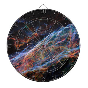 Veil Nebula Supernova Remnants Hubble Telescope Dartboard