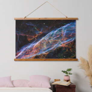 Veil Nebula Supernova Remnants Hubble Telescope Hanging Tapestry