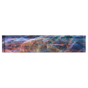 Veil Nebula Supernova Remnants Hubble Telescope Nameplate