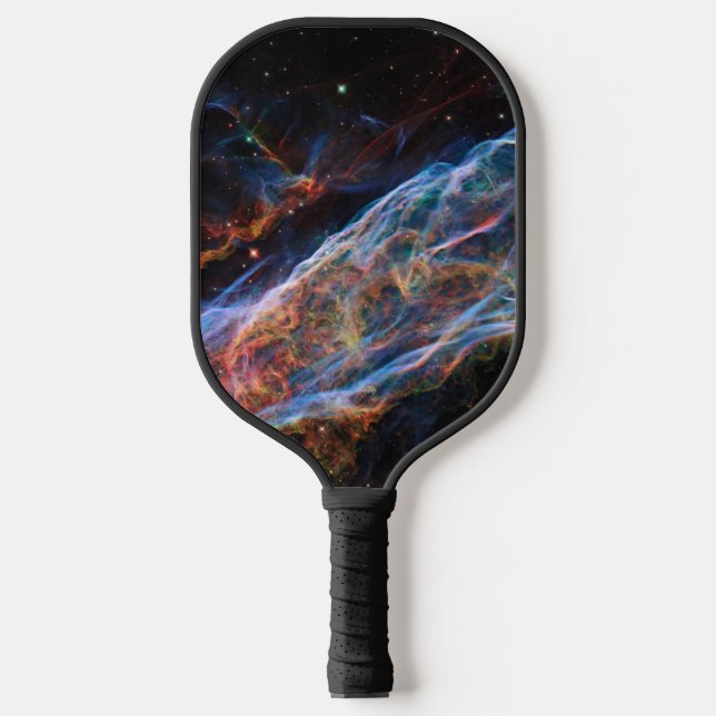 Veil Nebula Supernova Remnants Hubble Telescope Pickleball Paddle (Front)