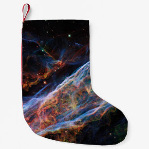 Veil Nebula Supernova Remnants Hubble Telescope Small Christmas Stocking