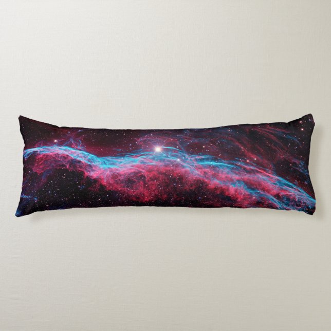Veil Nebula, Witch's Broom, Astronomy Print, Space Body Cushion (Front)