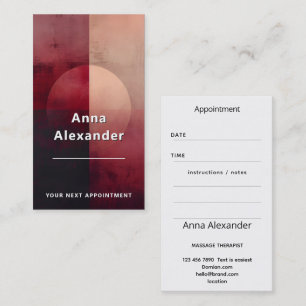 Veil of Division Minimal Design Business Card
