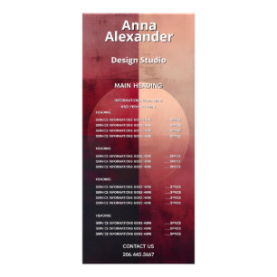 Veil of Division Minimal Design Rack Card