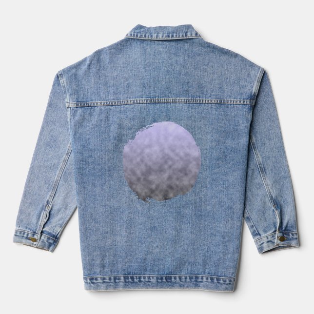 Veil of Quiet Stars Denim Jacket (Back)