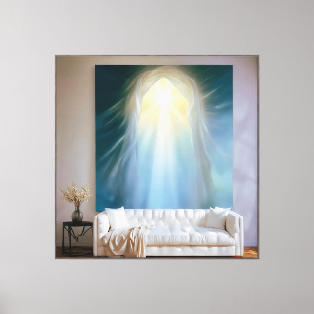 Veil + Vision – 2 Corinthians 3:16 Canvas Print (Front)