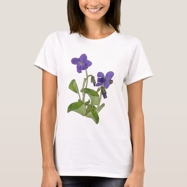 Veilchen T-Shirt (Front)