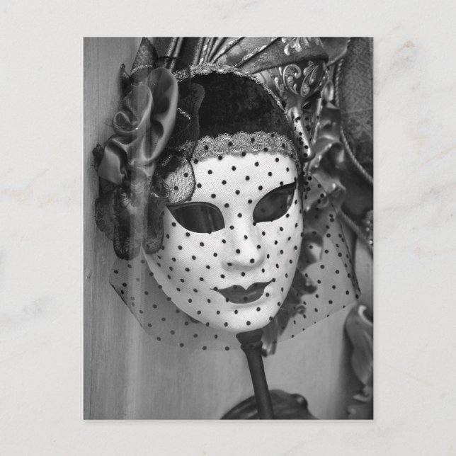 Veiled Mannequin Postcard (Front)