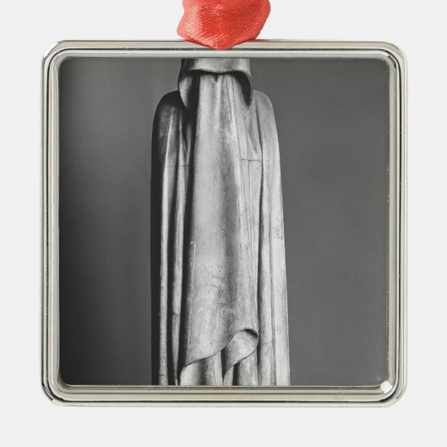 Veiled Mourner Metal Tree Decoration (Front)