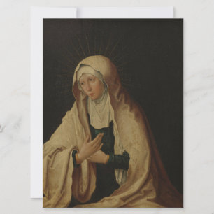 Veiled Virgin Mary (by Lucas van Leyden) Card