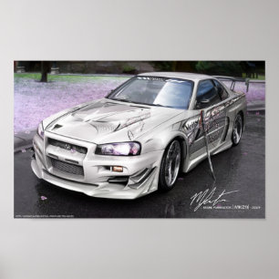 Veilside StreetDrag GTR by MK211 Poster