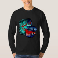 Veiltail Betta Fish Clipart Watercolor Corals Sket