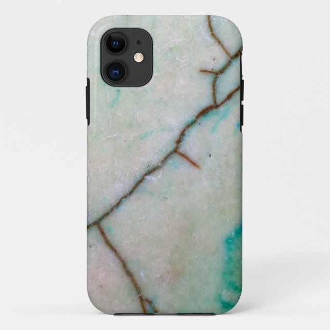 Veined Italian Marble Gemstone Design Case-Mate iPhone Case (Back)